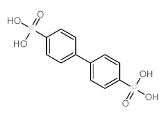 Phosphonic acid,P,P'-[1,1'-biphenyl]-4,4'-diylbis- structure