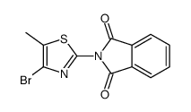2-(4-bromo-5-methyl-1,3-thiazol-2-yl)isoindole-1,3-dione Structure
