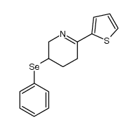 2-(2-Thienyl)-5-(phenylseleno)-3,4,5,6-tetrahydropyridine Structure