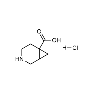 3-氮杂双环[4.1.0]庚烷-6-羧酸盐酸盐结构式