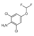 2,6-dichloro-4-(difluoromethoxy)aniline结构式