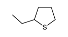2-Ethyltetrahydrothiophene Structure