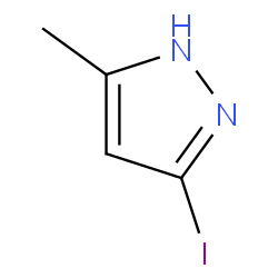 5-Iodo-3-methyl-1H-pyrazole Structure