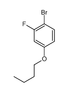 1-Bromo-4-butoxy-2-fluorobenzene Structure