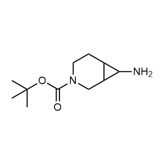 7-氨基-3-氮杂双环[4.1.0]庚烷-3-羧酸叔丁酯结构式