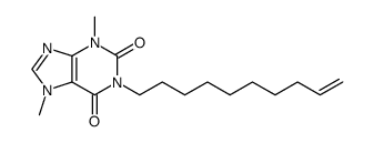1-(9-Decenyl)-3,7-dimethylxanthine结构式