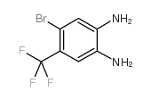 4-Bromo-5-(trifluoromethyl)benzene-1,2-diamine Structure