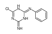 6-chloro-2-N-phenyl-1,3,5-triazine-2,4-diamine Structure