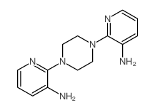 2-[4-(3-aminopyridin-2-yl)piperazin-1-yl]pyridin-3-amine Structure