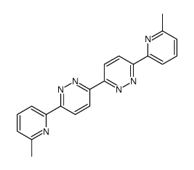 3-(6-methylpyridin-2-yl)-6-[6-(6-methylpyridin-2-yl)pyridazin-3-yl]pyridazine结构式