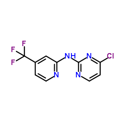 4-chloro-N-(4-(trifluoromethyl)pyridin-2-yl)pyrimidin-2-amine picture