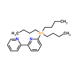 6-(Tributylstannyl)-2,2'-bipyridine Structure
