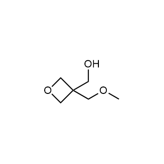 (3-(甲氧基甲基)氧杂环丁烷-3-基)甲醇结构式