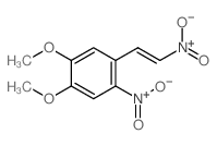 Benzene,1,2-dimethoxy-4-nitro-5-(2-nitroethenyl)-结构式