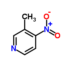 3-Picoline, 4-nitro- structure