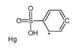 4-mercuriphenylsulfonate structure