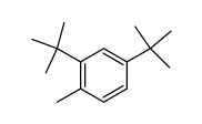 1,3-di-tert-butyl-4-methylbenzene结构式