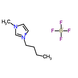 1-Butyl-3-methylimidazolium tetrafluoroborate structure