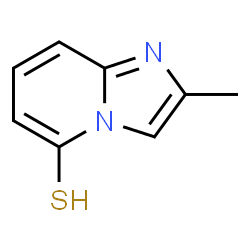 Imidazo[1,2-a]pyridine-5-thiol,2-methyl-结构式