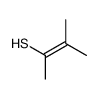 3-methylbut-2-ene-2-thiol结构式