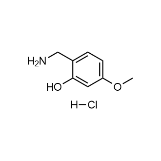 2-(Aminomethyl)-5-methoxyphenolhydrochloride structure