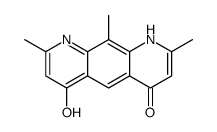 2,8,10-trimethyl-1,9-dihydropyrido[3,2-g]quinoline-4,6-dione结构式