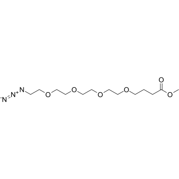 Azido-PEG4-(CH2)3-methyl ester structure