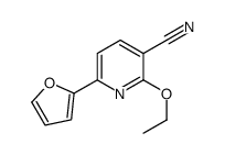 3-Pyridinecarbonitrile,2-ethoxy-6-(2-furanyl)-(9CI) picture