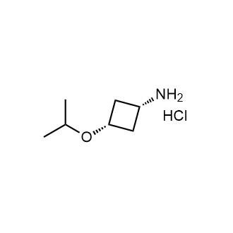 cis-3-(Propan-2-yloxy)cyclobutan-1-amine hydrochloride Structure