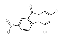 9H-Fluoren-9-one,2,4-dichloro-7-nitro- structure
