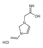 2-(3-ethenyl-1,2-dihydroimidazol-1-ium-1-yl)acetamide,chloride结构式