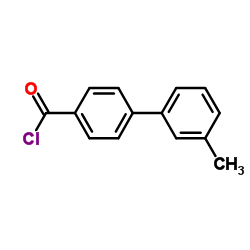 3'-Methyl-4-biphenylcarbonyl chloride Structure