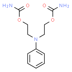 2,2'-(Phenylimino)diethanol dicarbamate结构式