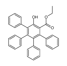 3.4.5.6-Tetraphenyl-salicylsaeure-ethylester结构式