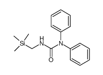 N-Trimethylsilylmethyl-N'.N'-diphenyl-harnstoff Structure