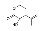 ethyl (2R)-2-hydroxy-4-methylpent-4-enoate结构式