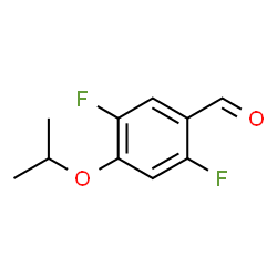 2,5-Difluoro-4-isopropoxybenzaldehyde结构式