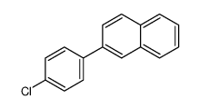 2-(4-chlorophenyl)naphthalene Structure