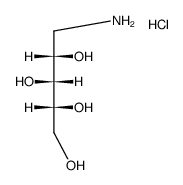 1-Amino-1-deoxy-D-xylitol*HCl Structure