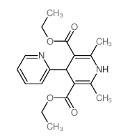 [2,4'-Bipyridine]-3',5'-dicarboxylicacid, 1',4'-dihydro-2',6'-dimethyl-, 3',5'-diethyl ester结构式
