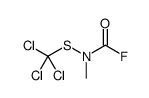 N-methyl-N-(trichloromethylsulfanyl)carbamoyl fluoride Structure