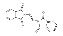 1H-Isoindole-1,3(2H)-dione,2,2'-(1,2-diazenediyl)bis-结构式