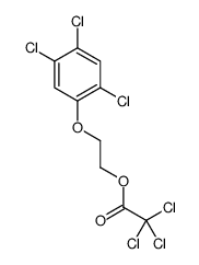 2-(2,4,5-Trichlorophenoxy)ethyl trichloroacetate结构式