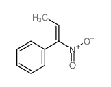Benzene,(1-nitro-1-propen-1-yl)- Structure