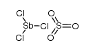 sulfur trioxide compound with trichlorostibane (1:1) Structure