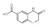 3-OXO-3,4-DIHYDRO-2H-1,4-BENZOTHIAZINE-6-CARBOXYLIC ACID Structure