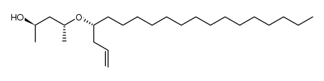 (2R,4R)-4-((R)-nonadec-1-en-4-yloxy)pentan-2-ol Structure