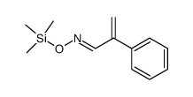 2-phenylpropenal oxime trimethylsilyl ether Structure