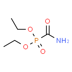 Carbamoylphosphonic acid diethyl ester Structure