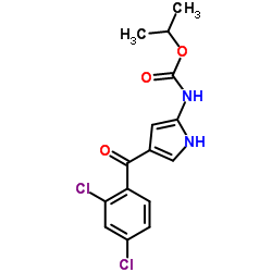 Isopropyl [4-(2,4-dichlorobenzoyl)-1H-pyrrol-2-yl]carbamate Structure